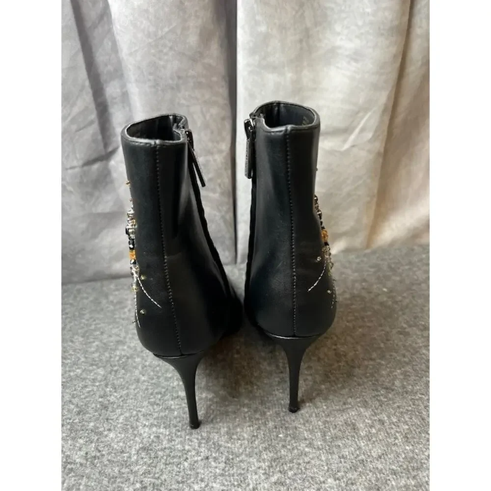 Kurt Geiger Belgravia Embellished Evil Eye Stiletto Bootie size EU 35.5/US 5.5 - Picture 4 of 10